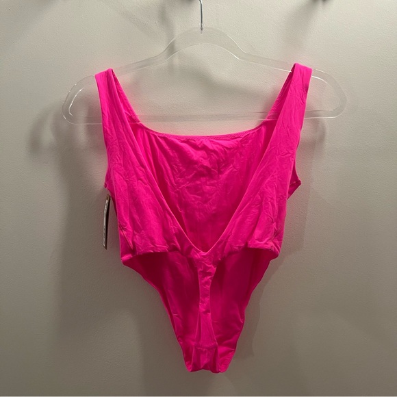 Bright Pink One-Piece Swimsuit - Picture 2 of 3